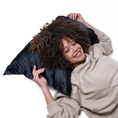 funda de satin negro Funda Almohada Zamba - Negro